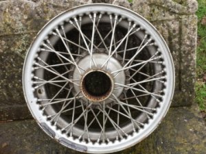 4 wire wheels for Jaguar XK 120 or XK 140